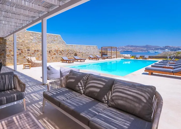 Вилла Majestic Ciel Private Mykonos Town
